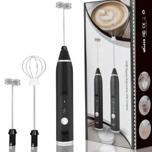 Mezclador Café Espumador Leche Recargable