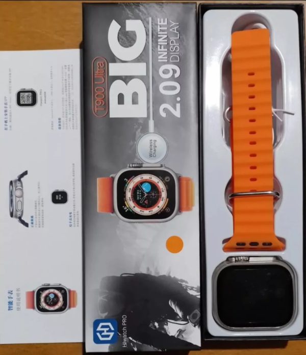 Smartwatch T900 Ultra Big 2.09" Serie 8 - Monitorización de Salud y Notificaciones | Compatible con iOS y Android