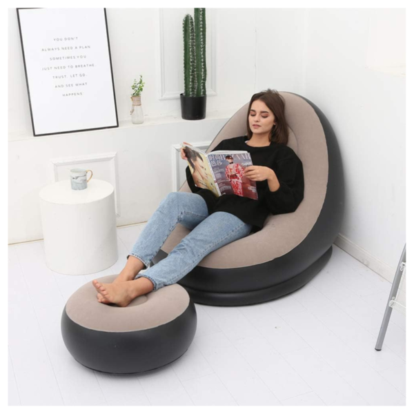 Tumbona Inflable Moderna de Lujo – Comodidad y Estilo para Relajarte al Aire Libre - Imagen 2