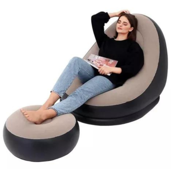 Tumbona Inflable Moderna de Lujo – Comodidad y Estilo para Relajarte al Aire Libre - Imagen 3