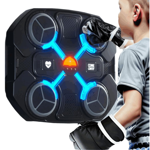 "Máquina de Boxeo Cuadricular Deluxe con Música - Entrenamiento Interactivo y Divertido para Casa" - Imagen 2