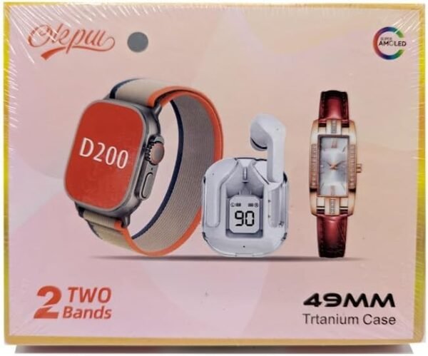 Kit Completo: Smartwatch + Reloj Analógico + Audífonos Inalámbricos – Tu Compañero Ideal para el Estilo y la Comodidad - Imagen 3